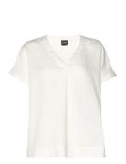 Top Mod.5608 Tops Blouses Short-sleeved White Aspesi