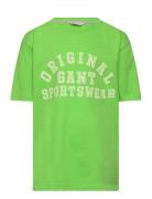 Original Sportswear T-Shirt Tops T-shirts Short-sleeved Green GANT