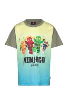 Lwtano 310 - T-Shirt S/S Tops T-shirts Short-sleeved Green LEGO Kidswe...