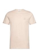 Piece T-Shirt Tops T-shirts Short-sleeved Cream Les Deux