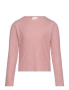 Nkfninnie Ls Short Top Noos Tops T-shirts Long-sleeved T-shirts Pink N...