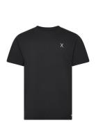 Clean Cut Copenhagen Cross Logo Organic Tee Svart