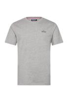 Noah Logo Tee Tops T-shirts Short-sleeved Grey Sebago