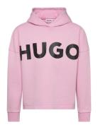 Hugo Kids Fancy Sweatshirt Rosa