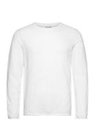 Jack & J S Jjelinen Knit Crew Neck Sn Vit