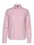 GANT Reg Broadcloth Striped Shirt Rosa