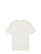 Marc O'Polo T-Shirts Short Sleeve Kräm