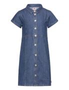 Levi's Levi's Button-Front Denim Dress Blå