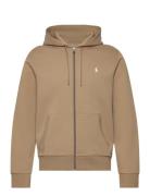 Polo Ralph Lauren Double-Knit Full-Zip Hoodie Brun