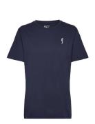 Men’s Cotton Tee Sport T-shirts Short-sleeved Navy RS Sports