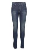 G-Star RAW 3301 Skinny Slit Wmn Blå