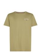 Tommy Hilfiger Cn Ss Tee Logo Khaki Green