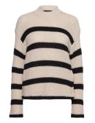 Vero Moda Vmhilda Ls Highneck Pullover Ga Noos Beige