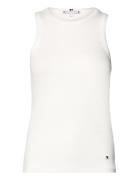 Tommy Hilfiger Slim 5X2 Rib Tank Top Ns Vit