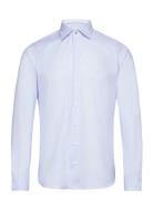 Michael Kors 2Ply Stretch Twill Slim Fit Shirt Blå