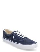 Keaton Washed Canvas Sneaker Låga Sneakers Blue Polo Ralph Lauren