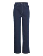 ROTATE Birger Christensen Stretchy Straight Pants Blå