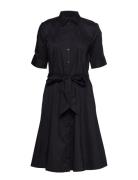 Lauren Ralph Lauren Cotton-Blend Shirtdress Blå