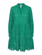 Yasholi Ls Dress S. Noos Kort Klänning Green YAS