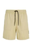 Calvin Klein Jeans Linen Short Beige