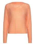 Malin Top Tops T-shirts & Tops Long-sleeved Orange Gina Tricot