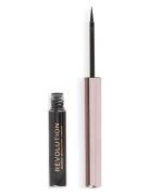 Makeup Revolution Revolution Super Flick Liquid Eyeliner Black Svart