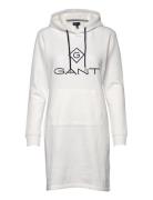 GANT Lock Up Hoodie Dress Vit