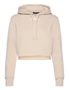 Hummel Hmllegacy Woman Cropped Hoodie Beige