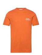 Copenhagen 2011 T-Shirt Tops T-shirts Short-sleeved Orange Les Deux
