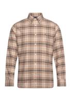 Tommy Hilfiger Brushed Tommy Tartan Small Shirt Beige