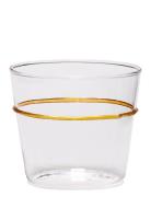 Hübsch Orbit Drinking Glass Gul