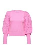 ONLY Onlmelita L/S O-Neck Pullover Knt Noos Rosa