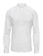 Oxford Shirt L/S Tops Shirts Business White Lindbergh