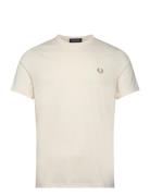 Fred Perry Ringer T-Shirt Kräm