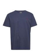 Polo Ralph Lauren Custom Slim Fit Jersey Crewneck T-Shirt Blå