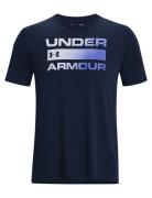 Under Armour Ua Team Issue Wordmark Ss Marinblå