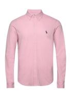 Polo Ralph Lauren Featherweight Mesh-Lsl-Knt Rosa