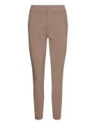 Fqjenny-Pa Bottoms Trousers Slim Fit Trousers Brown FREE/QUENT