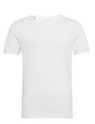 Slhmorgan Ss O-Neck Tee Noos Tops T-shirts Short-sleeved White Selecte...