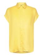 Lauren Ralph Lauren Tissue Linen-Ss Shirt Gul