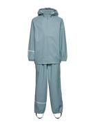 CeLaVi Basic Rainwear Set -Pu Blå