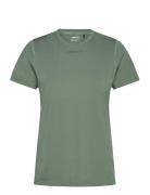 Adv Essence Ss Tee W Sport T-shirts & Tops Short-sleeved Green Craft