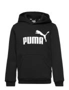 PUMA Ess Big Logo Hoodie Fl B Svart