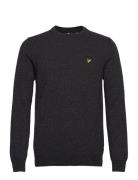 Lyle & Scott Crew Neck Lambswool Blend Jumper Grå