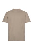 Selected Homme Slhcolman Ss O-Neck Tee Noos Brun