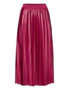 Vila Vinitban Midi Skirt - Noos Röd