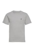 Ralph Lauren Kids Cotton Jersey Crewneck Tee Grå