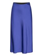 Yaspastella Hw Midi Skirt - Ca Knälång Kjol Blue YAS