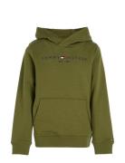 Tommy Hilfiger U Essential Hoodie Grön