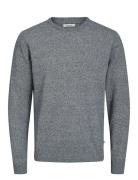 Jack & J S Jjebasic Knit Crew Neck Noos Grå